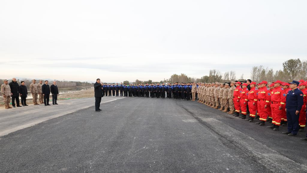 Xi inspects post-flood reconstruction in Beijing, Hebei