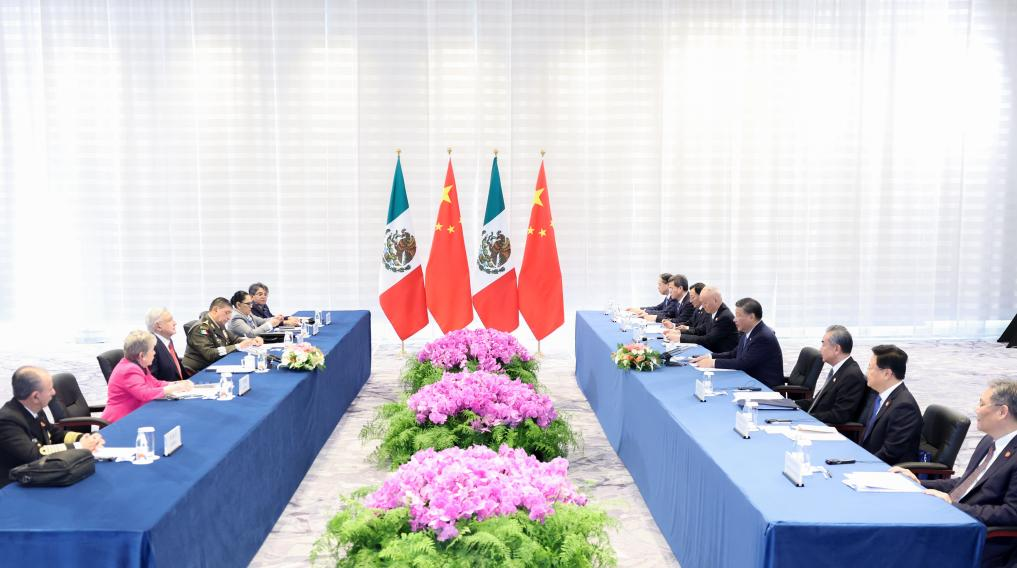 Xi calls for expanding China-Mexico cooperation in finance, EV