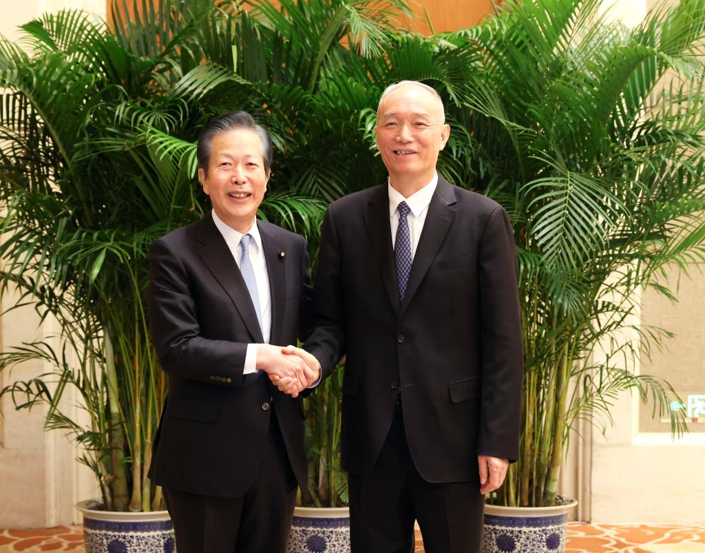 Senior CPC official meets Japanese guests