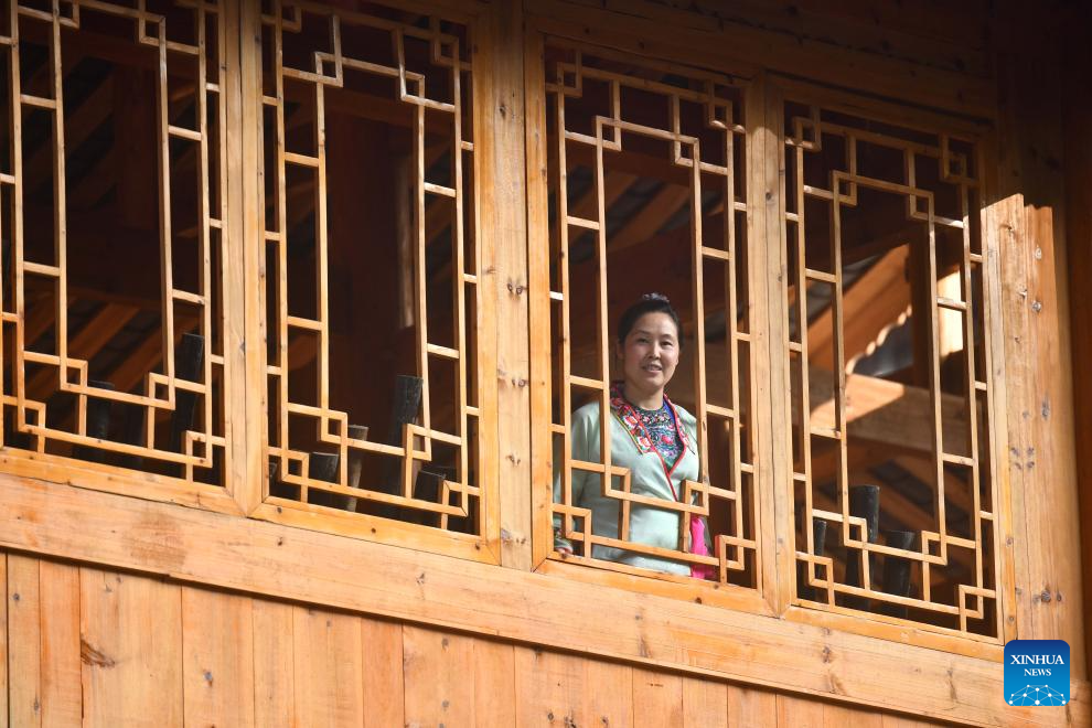 Daily life in Miao ethnic group hamlet in China