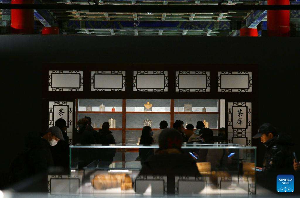 Tourists visit Palace Museum in Beijing