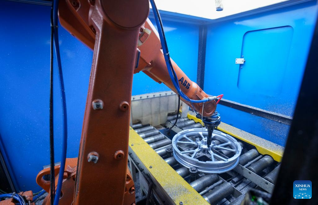 Motorcycle wheel hub production enterprises in SW China's Chongqing committed to industrial upgrading