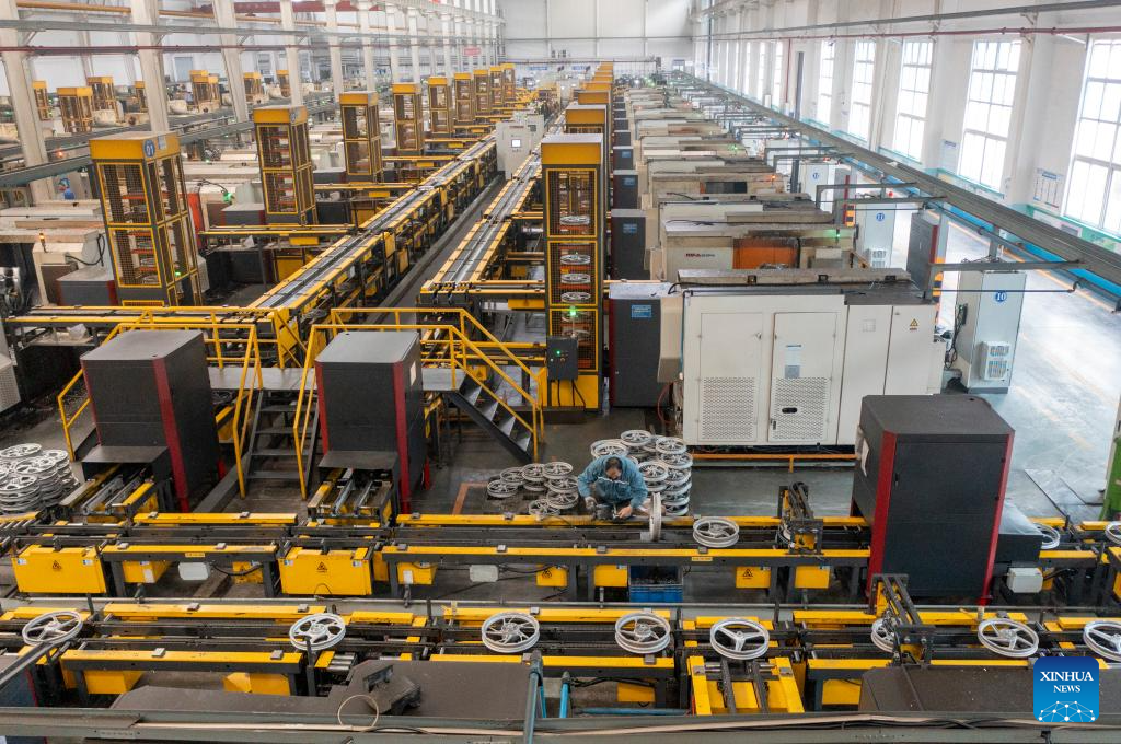 Motorcycle wheel hub production enterprises in SW China's Chongqing committed to industrial upgrading