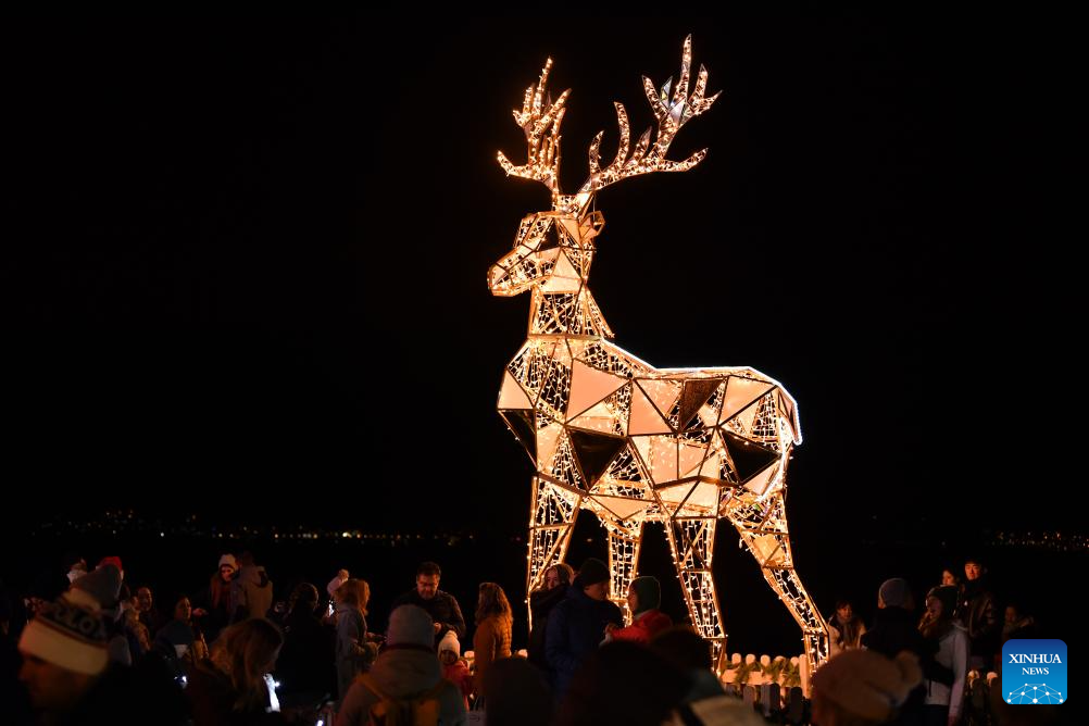 In pics: lakeside Christmas market in Montreux, Switzerland