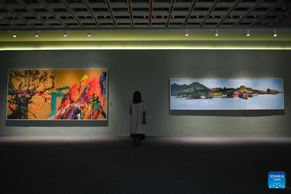 Art exhibition opens as part of Liangzhu Forum in east China