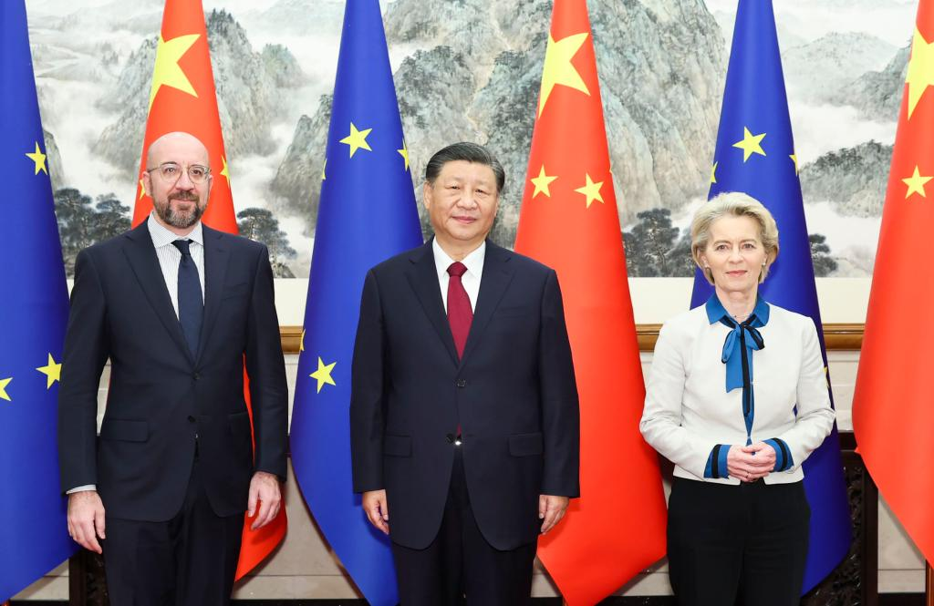 China Focus: Xi urges enhanced China-EU political mutual trust, dialogue, cooperation