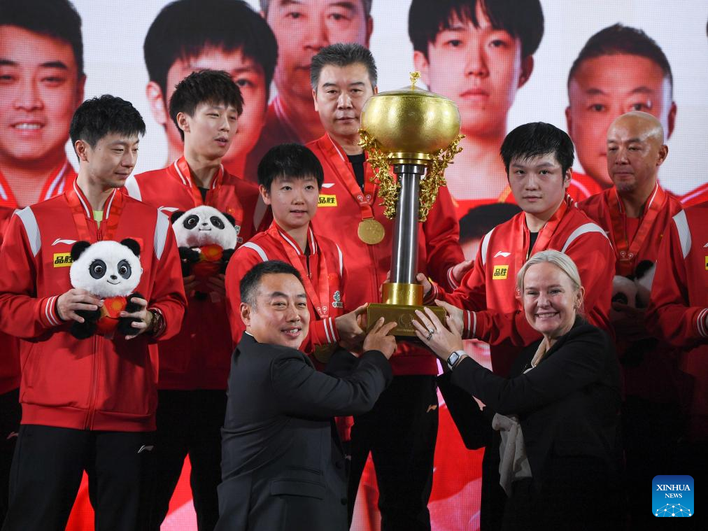 China clinches inaugural ITTF Mixed Team World Cup