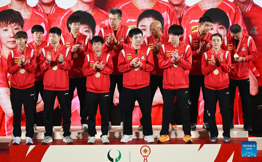 China clinches inaugural ITTF Mixed Team World Cup