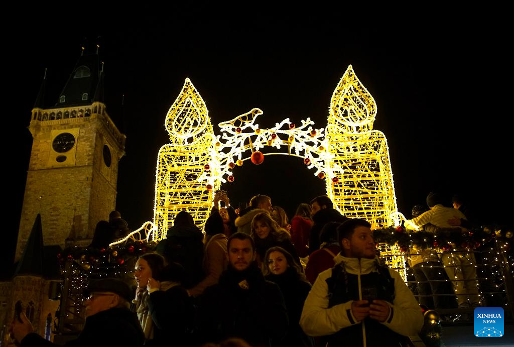 Christmas market held in Prague
