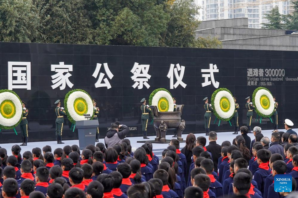 China holds national commemoration for Nanjing Massacre victims