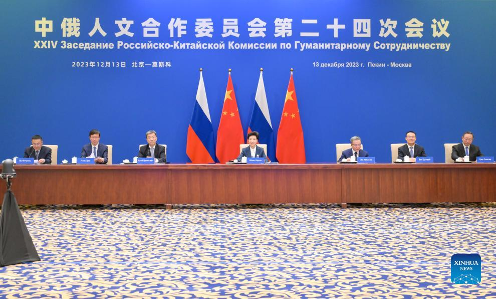 China, Russia pledge to enhance humanities cooperation