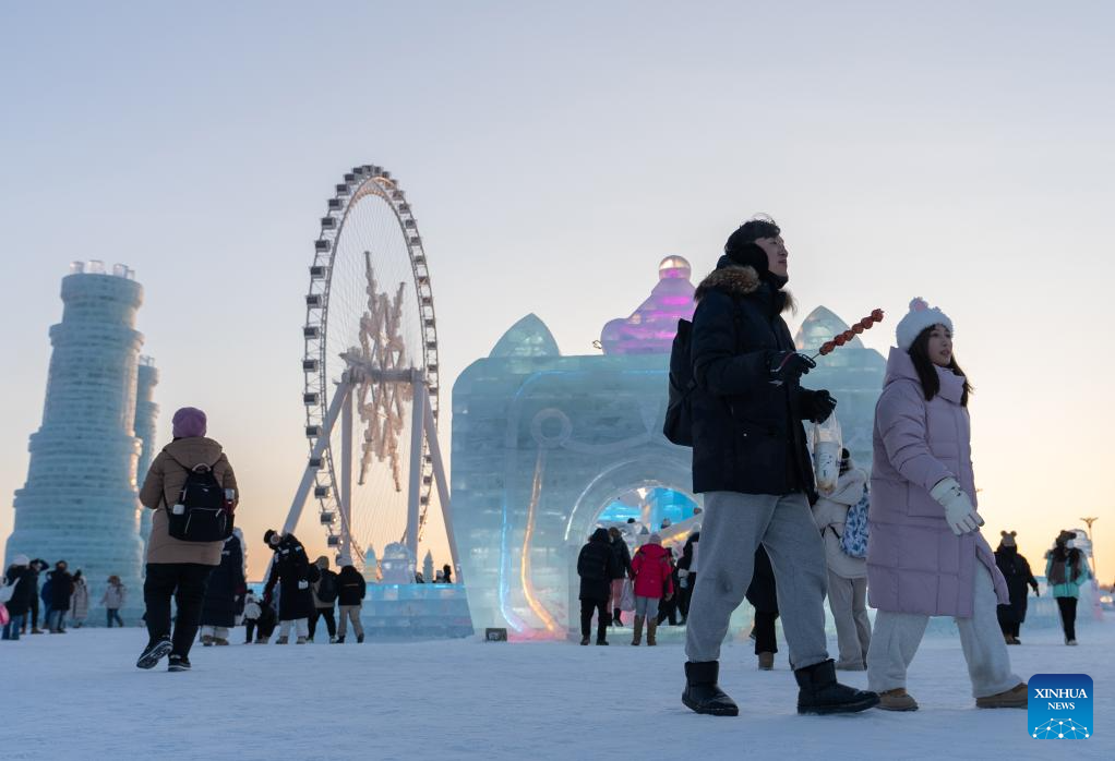 Harbin Ice-Snow World opens to public