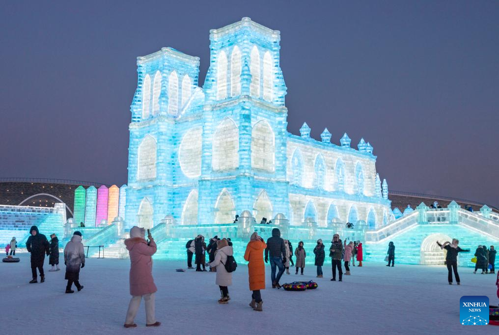 Harbin Ice-Snow World opens to public