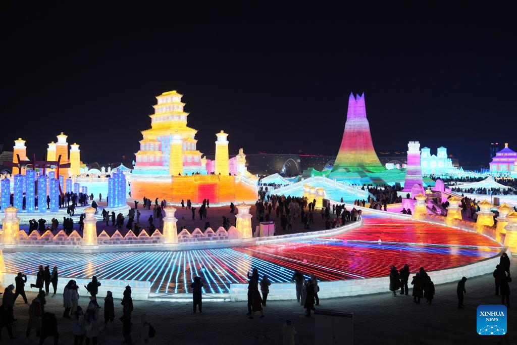 Harbin Ice-Snow World opens to public