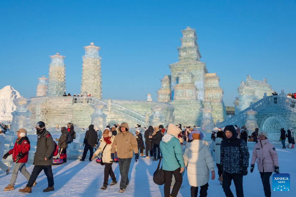 Harbin Ice-Snow World opens to public