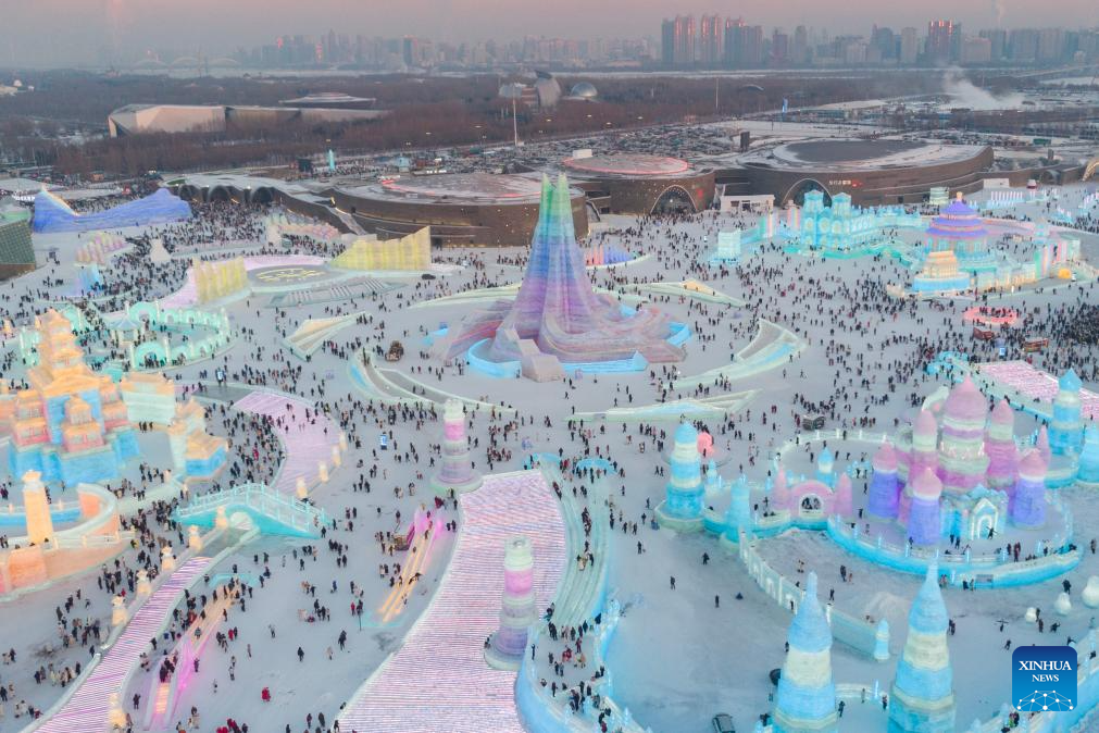 Harbin Ice-Snow World opens to public