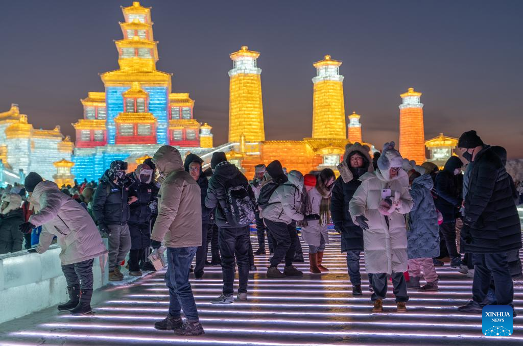 Harbin Ice-Snow World opens to public