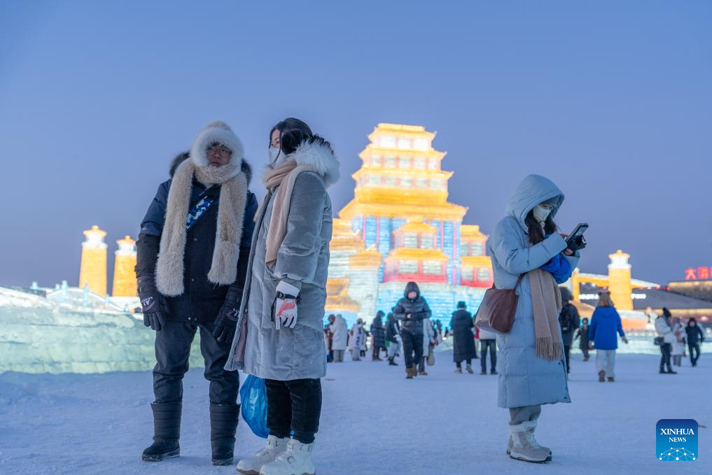 Harbin Ice-Snow World opens to public