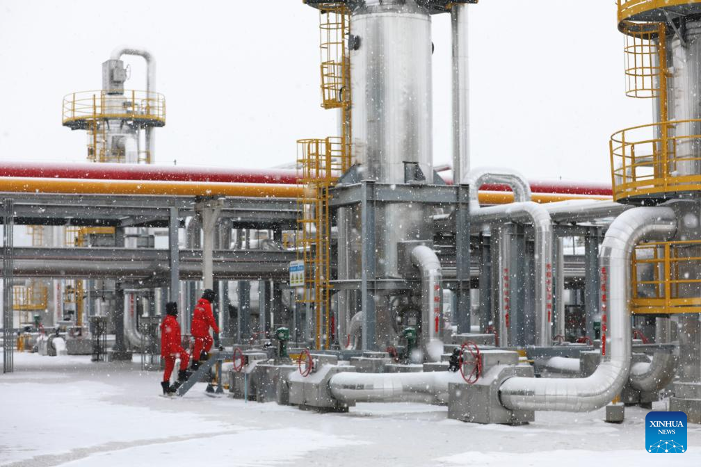 China's largest gas storage facility creates daily extraction record