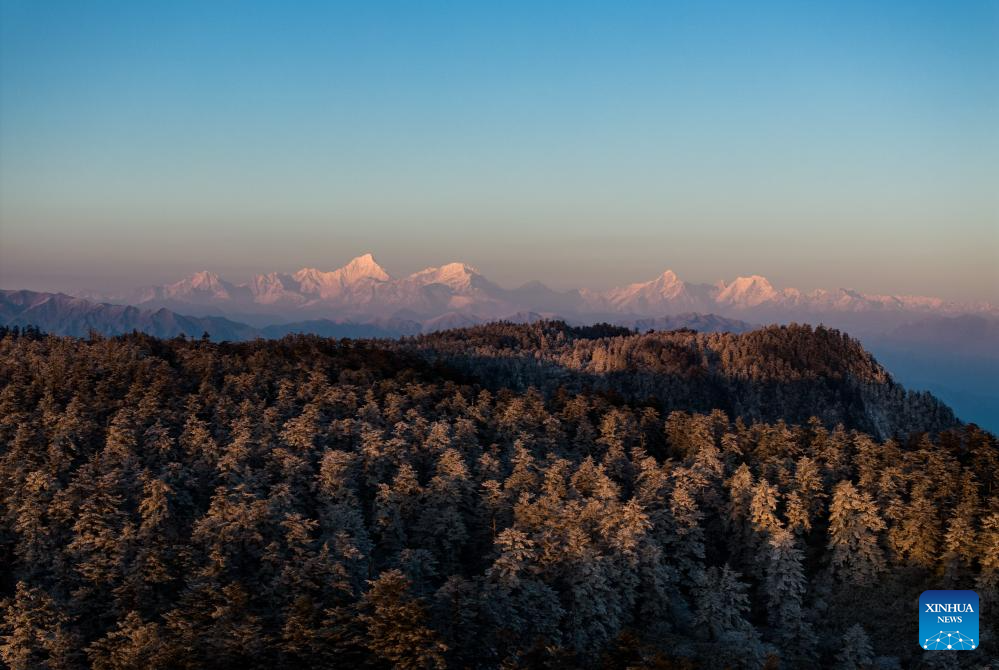 Scenery of Wawu Mountain in China's Sichuan