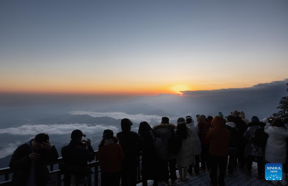 Scenery of Wawu Mountain in China's Sichuan