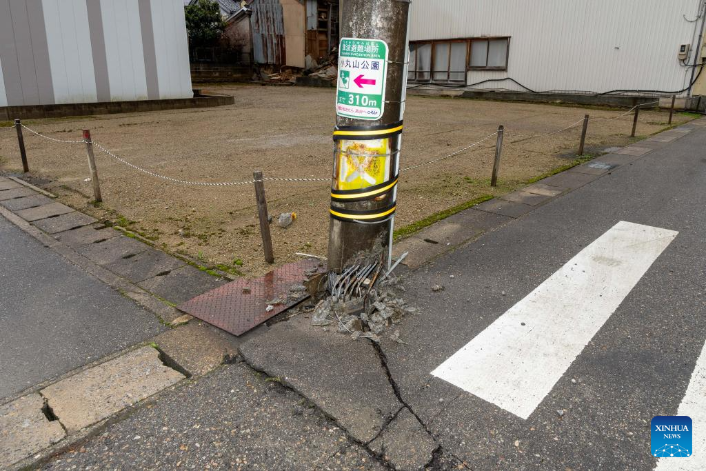 Aftermath of powerful earthquakes in Japan