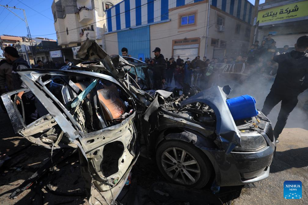 1st LD: 2 journalists killed in Israeli airstrike in S. Gaza