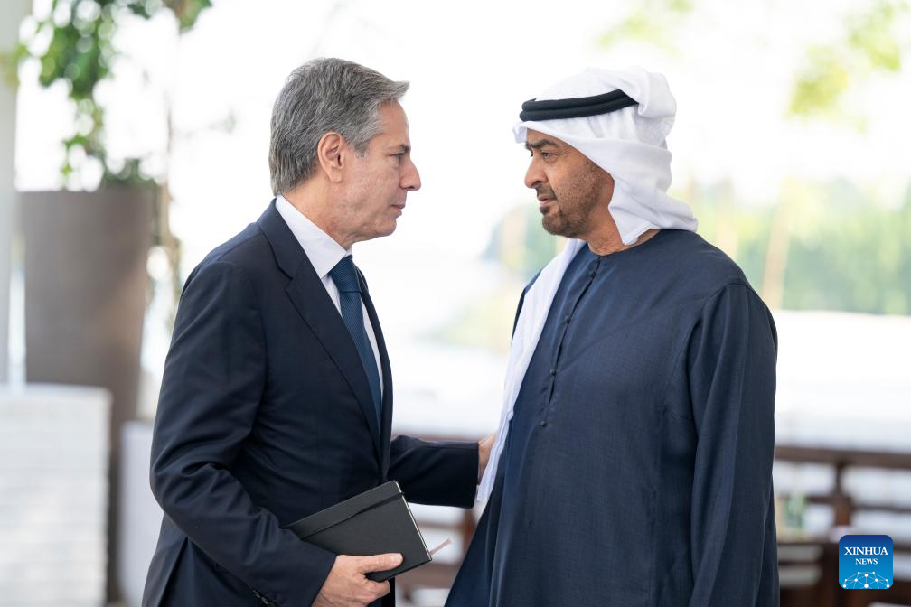 UAE president, Blinken stress need for avoiding Gaza conflict's expansion