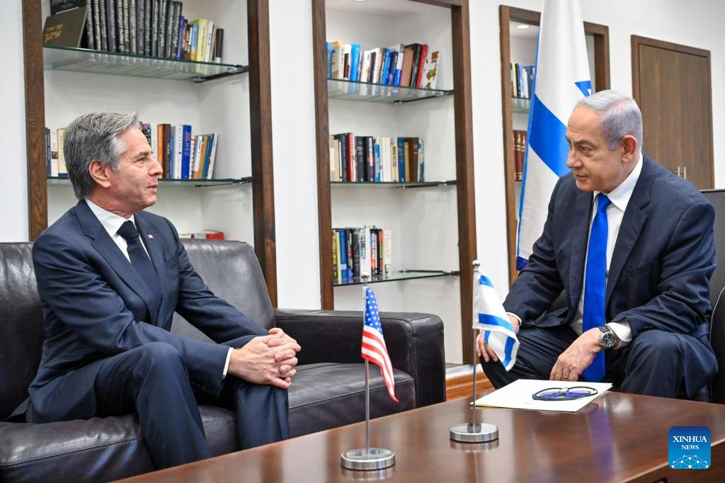 Blinken discusses Gaza conflict with Israeli officials during visit