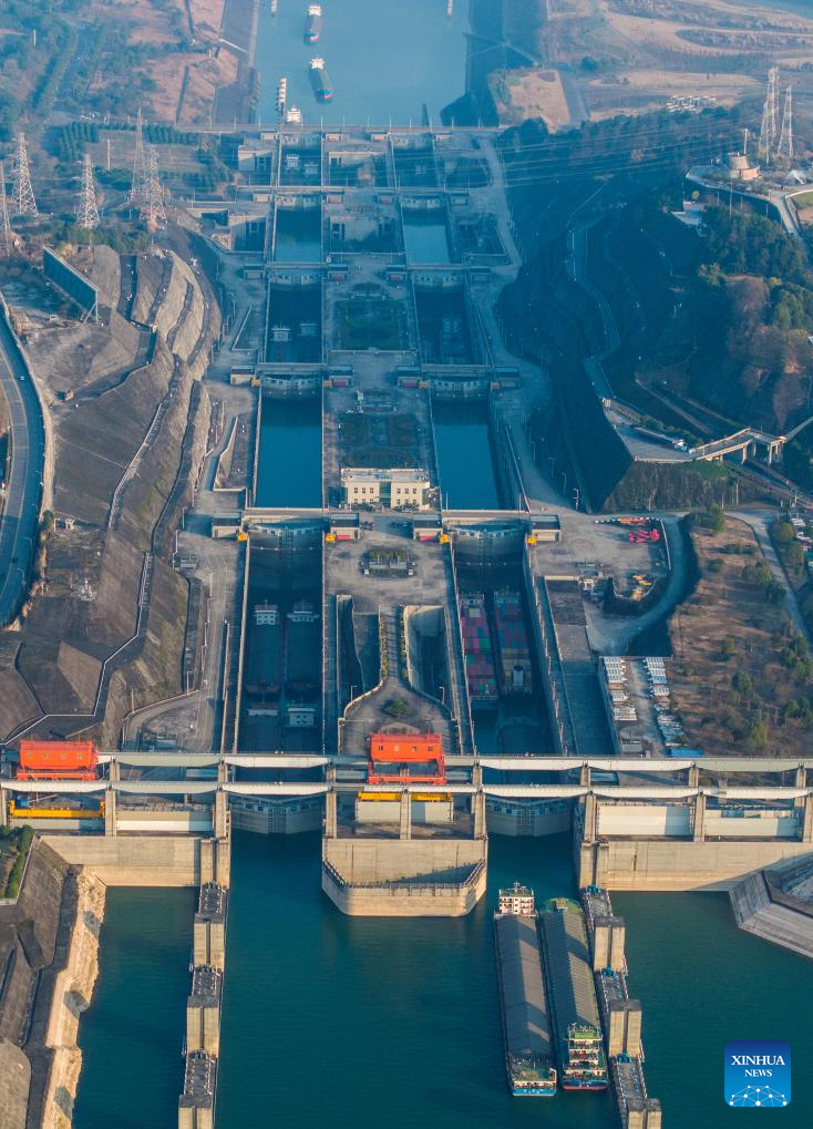 Cargo throughput via Three Gorges Dam hits record high