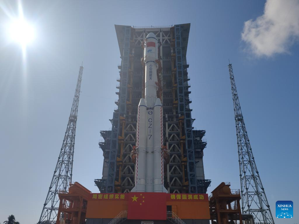 China prepares to launch Tianzhou-7 cargo spacecraft