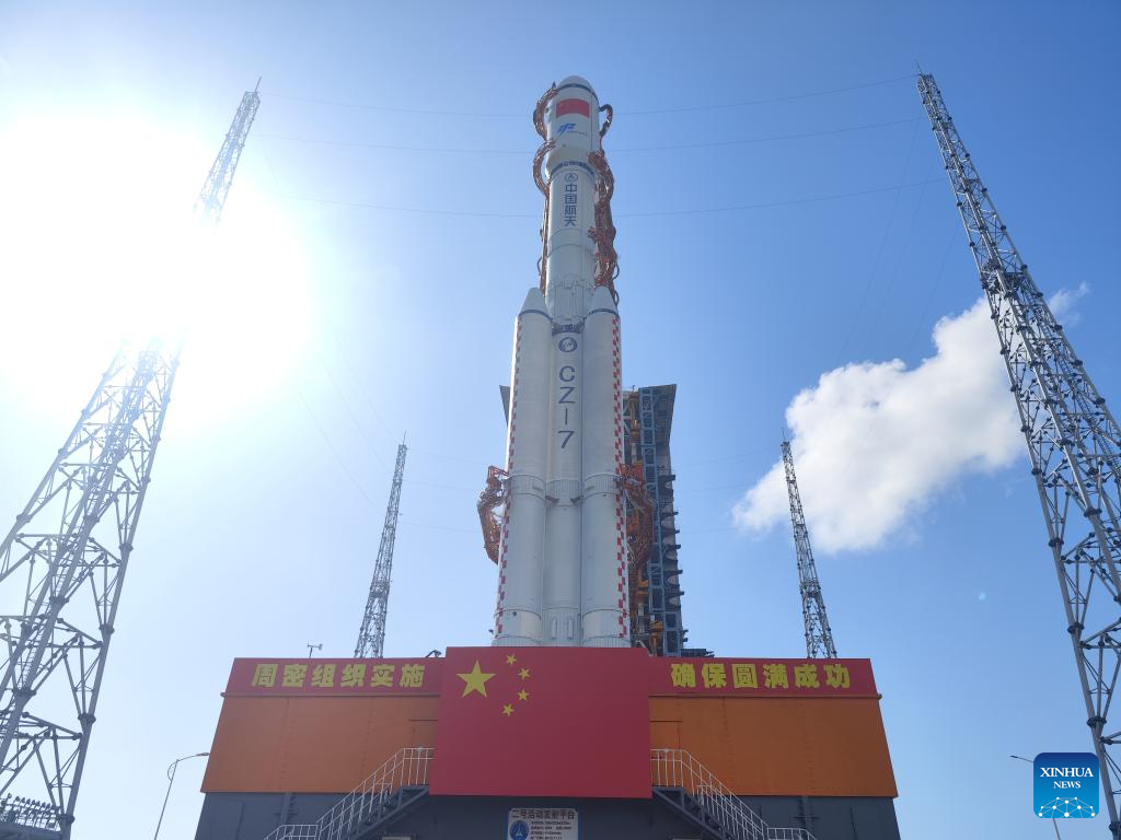 China prepares to launch Tianzhou-7 cargo spacecraft