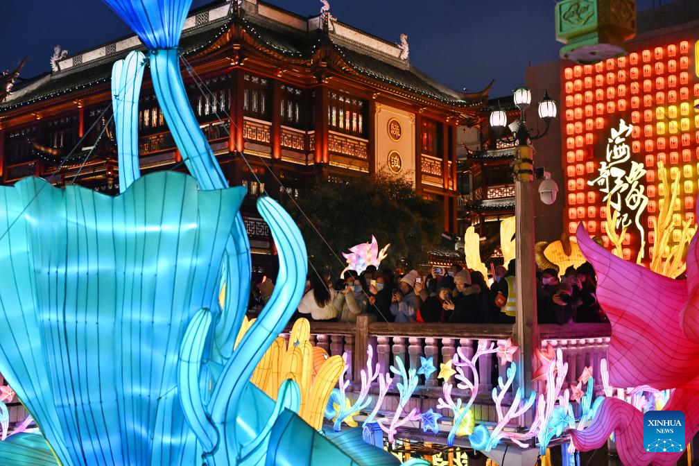 In pics: Yuyuan Garden lantern fair in Shanghai