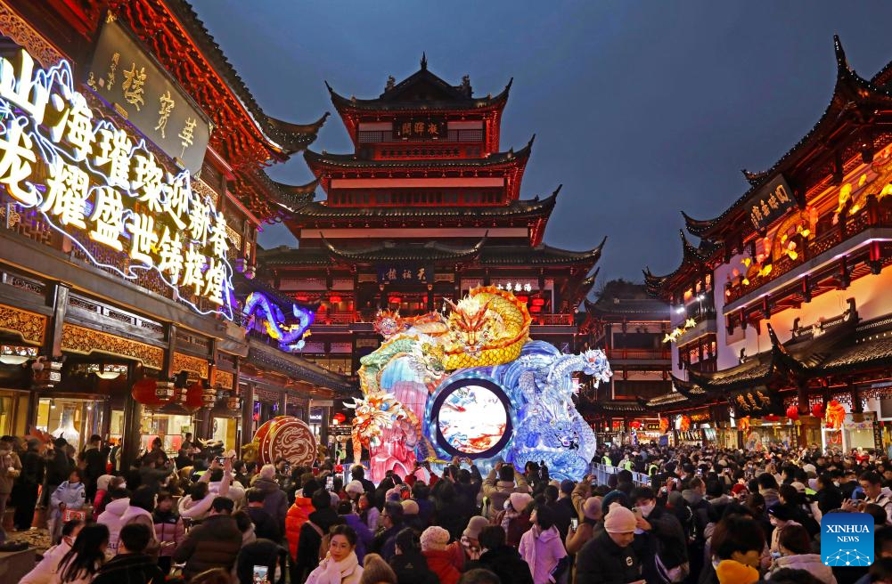 In pics: Yuyuan Garden lantern fair in Shanghai