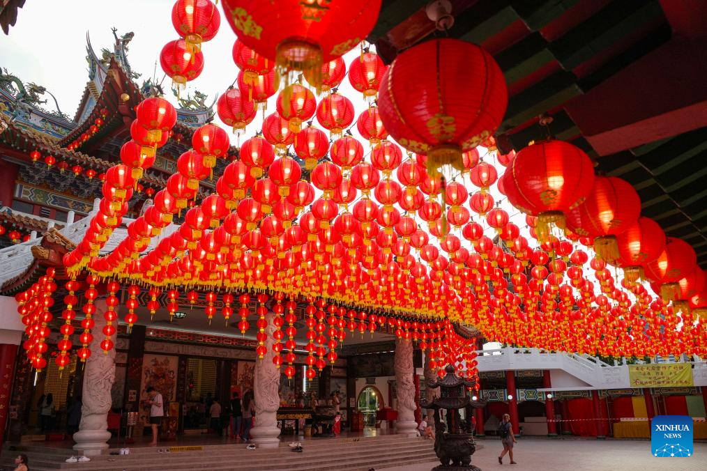 Thean Hou Temple prepares for Spring Festival in Kuala Lumpur