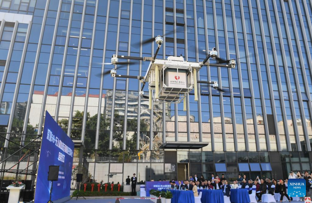 Blood transportation drone platform put into use in Shenzhen