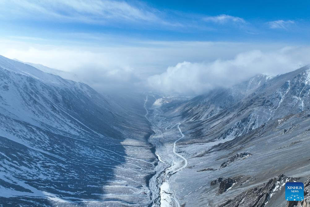 Scenery of Mt. Gangshika in NW China's Qinghai
