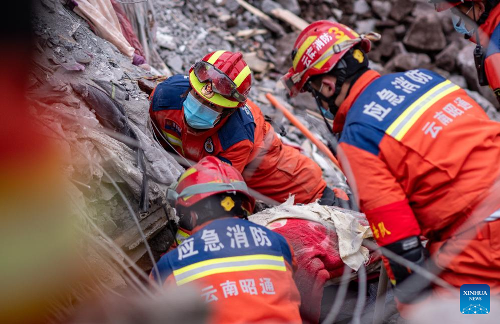 Rescue continues after SW China landslide