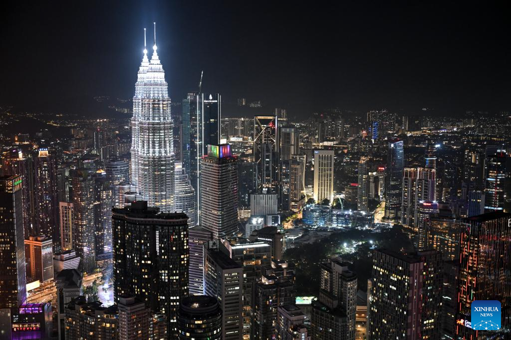 Night view of Kuala Lumpur, Malaysia