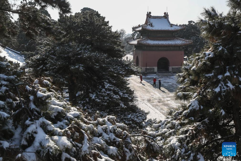 Snow scenery in Shenyang, NE China