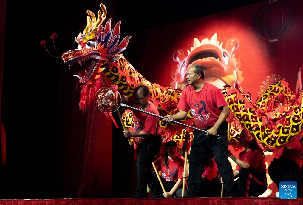 People celebrate Chinese Lunar New Year in Sun City, South Africa