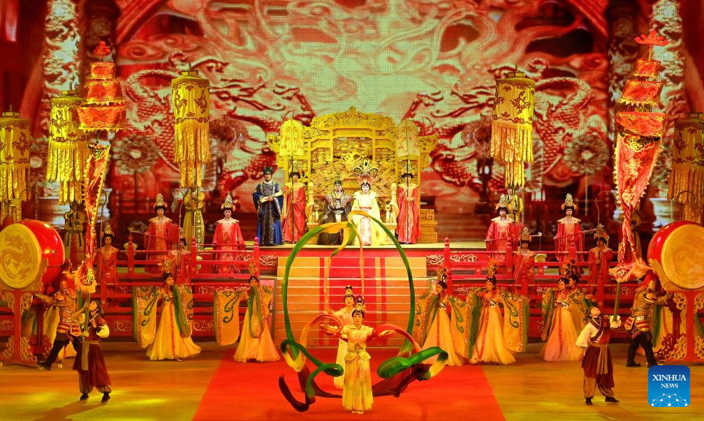 Live-action performance Legend of the Camel Bell staged in NW China
