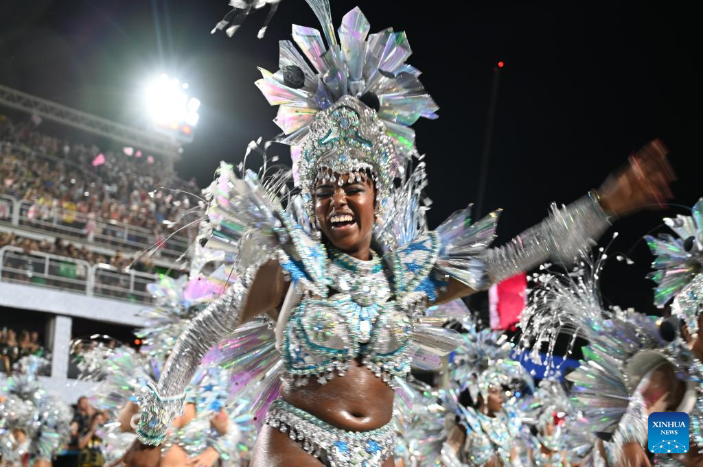 Carnival parade held in Rio de Janeiro, Brazil