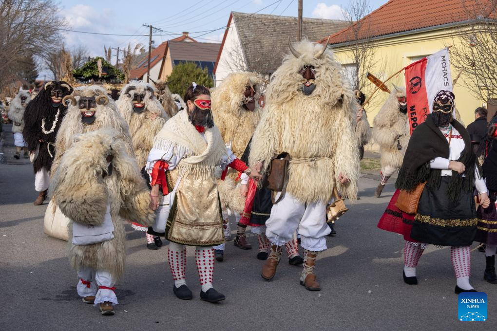 Buso Carnival held in Hungary
