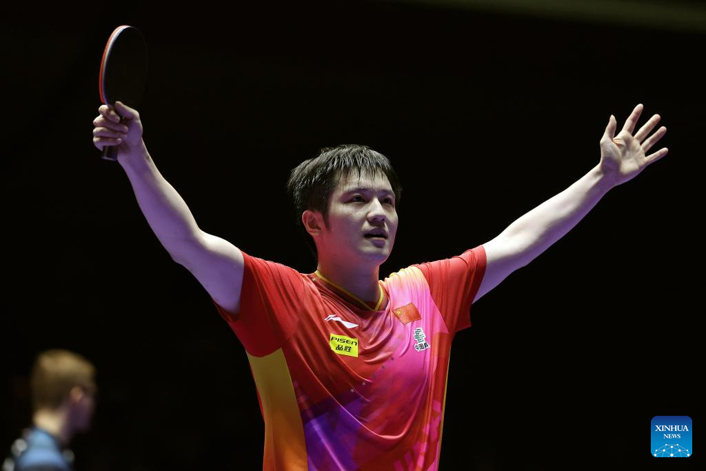 China wins men's team title for 11th straight time at table tennis worlds