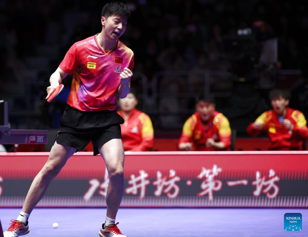 China wins men's team title for 11th straight time at table tennis worlds