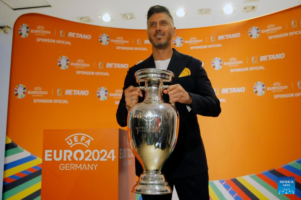 In pics: trophy of UEFA EURO 2024 football tournament