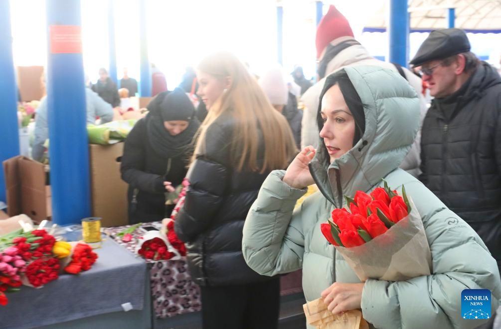 International Women's Day marked in Minsk, Belarus