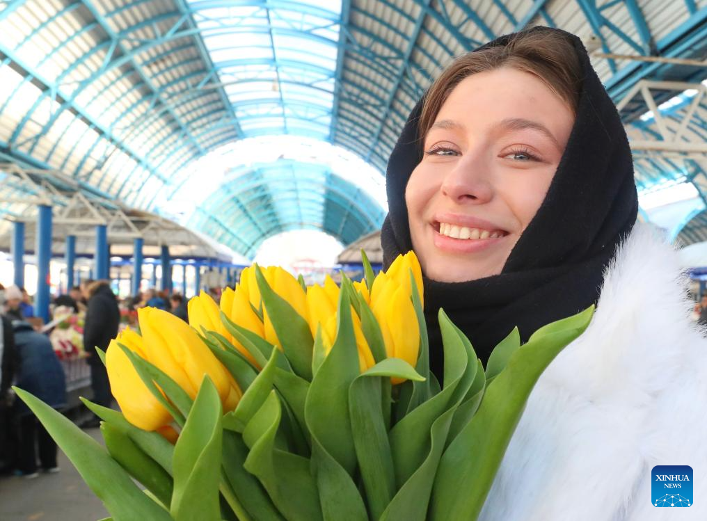 International Women's Day marked in Minsk, Belarus