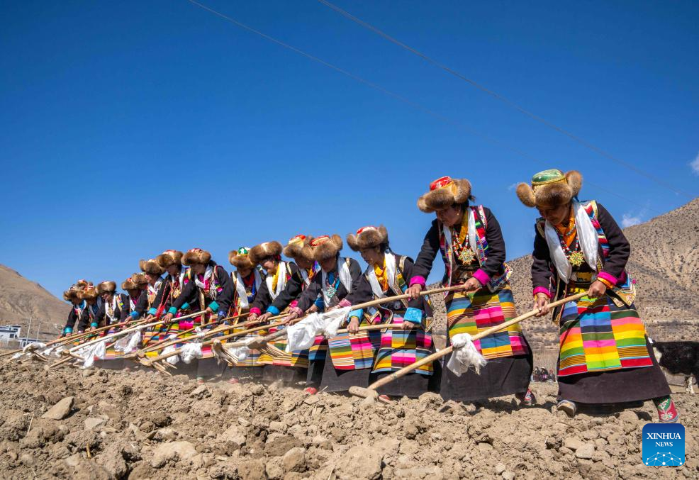 Ceremonies marking start of spring farming held in Xizang